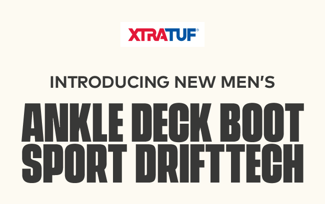 XTRATUF | Introducing New Men's Ankle Deck Boot Sport DriftTech