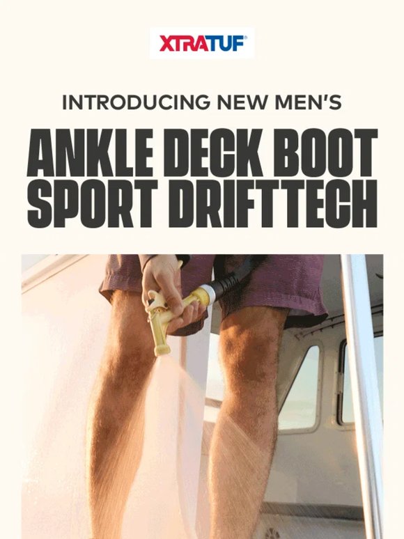 Men's Ankle Deck Boot Sport DriftTech
