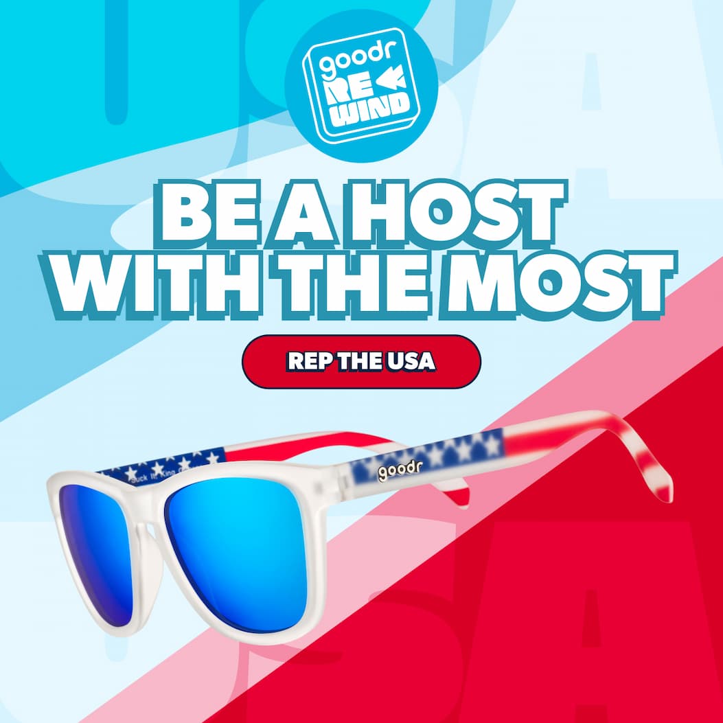 Be a host with the most; rep the USA