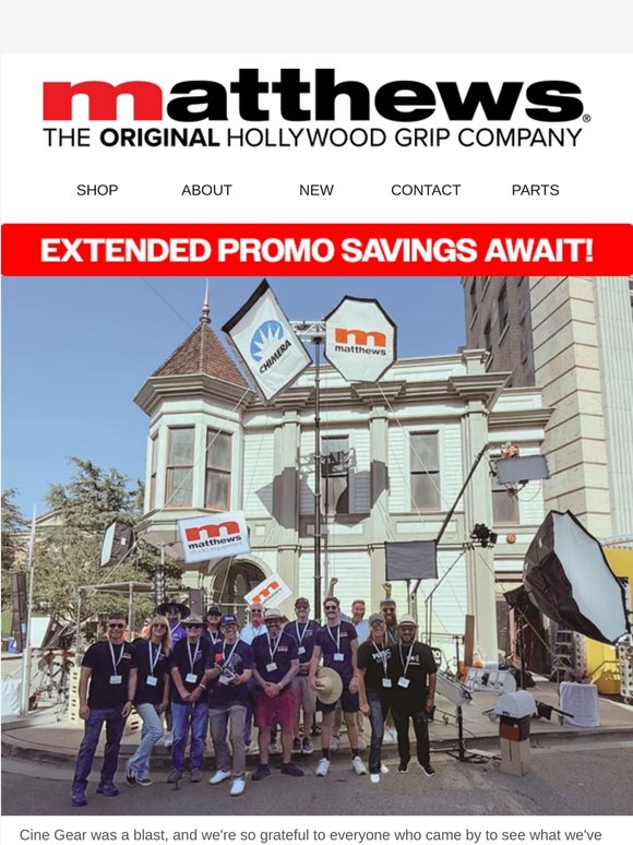 Cine Gear Promo Extended Through June 14, 2026