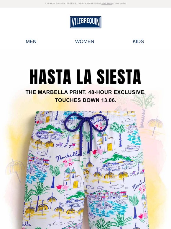 Sun? ¡Sí! The Marbella Print. Lands 13.06.