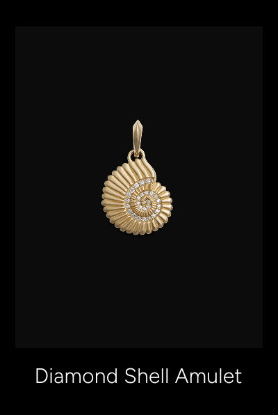 Diamond Shell Amulet