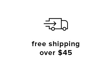 Free shipping over $45