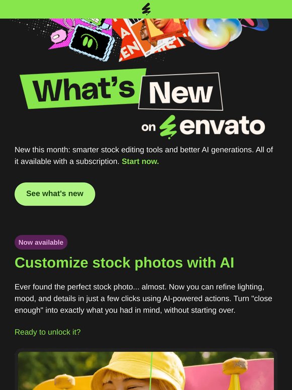 👀 A lot just landed on Envato