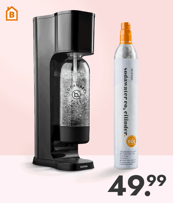 Sodawatermaker voor 49.99