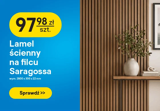 Lamel ścienny na filcu Saragossa