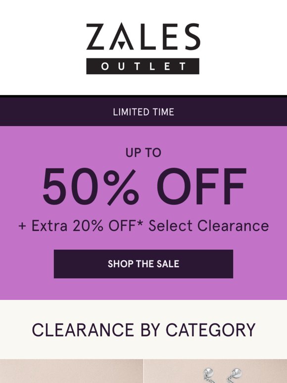 🛒 🛍️ Up to 50% OFF + Extra 20% OFF* Select Clearance