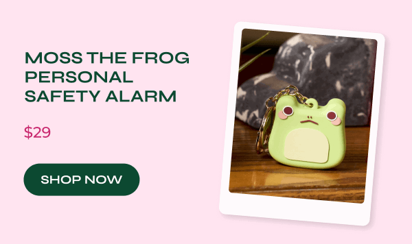 Moss the Frog Personal Safety Alarm