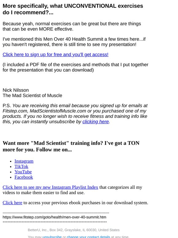 Exercises I recommend for men over 40 to build muscle and strength...