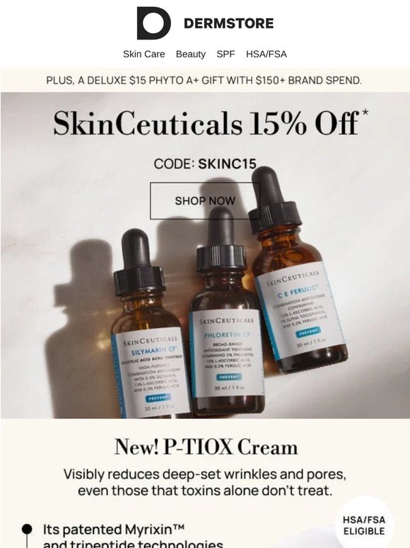 Your SkinCeuticals P-TIOX Routine, Now 15% Off