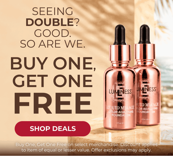 SEEING DOUBLE? GOOD. SO ARE WE. BUY ONE, GET ONE FREE!