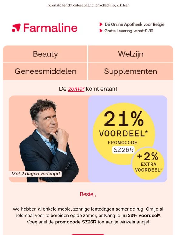 Met 2 dagen verlengd: 23% voordeel