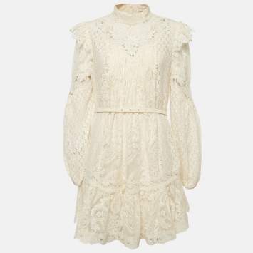 Cream Lace Concert Textured Mi