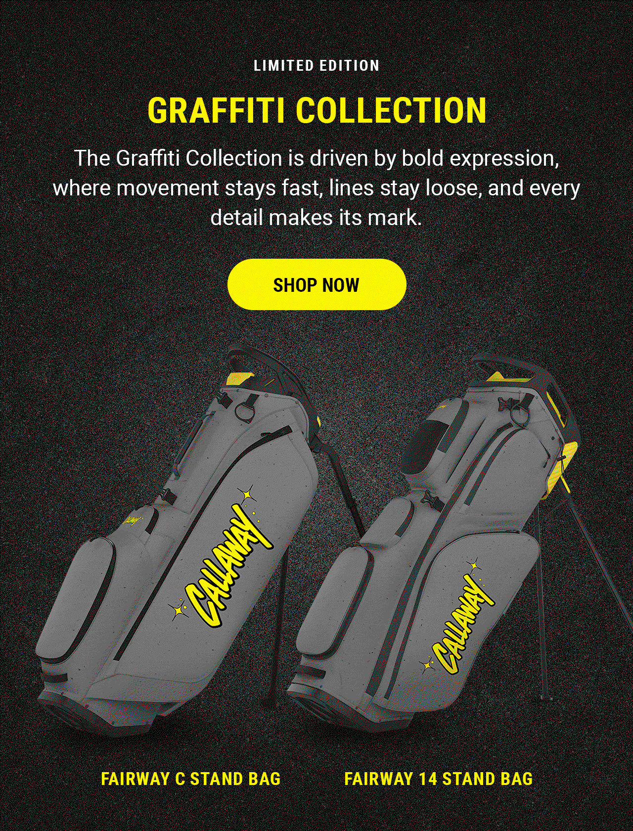 Graffiti Collection | The Graffiti Collection is driven by bold expression, where movement stays fast, lines stay loose, and every detail makes its mark. | SHOP NOW