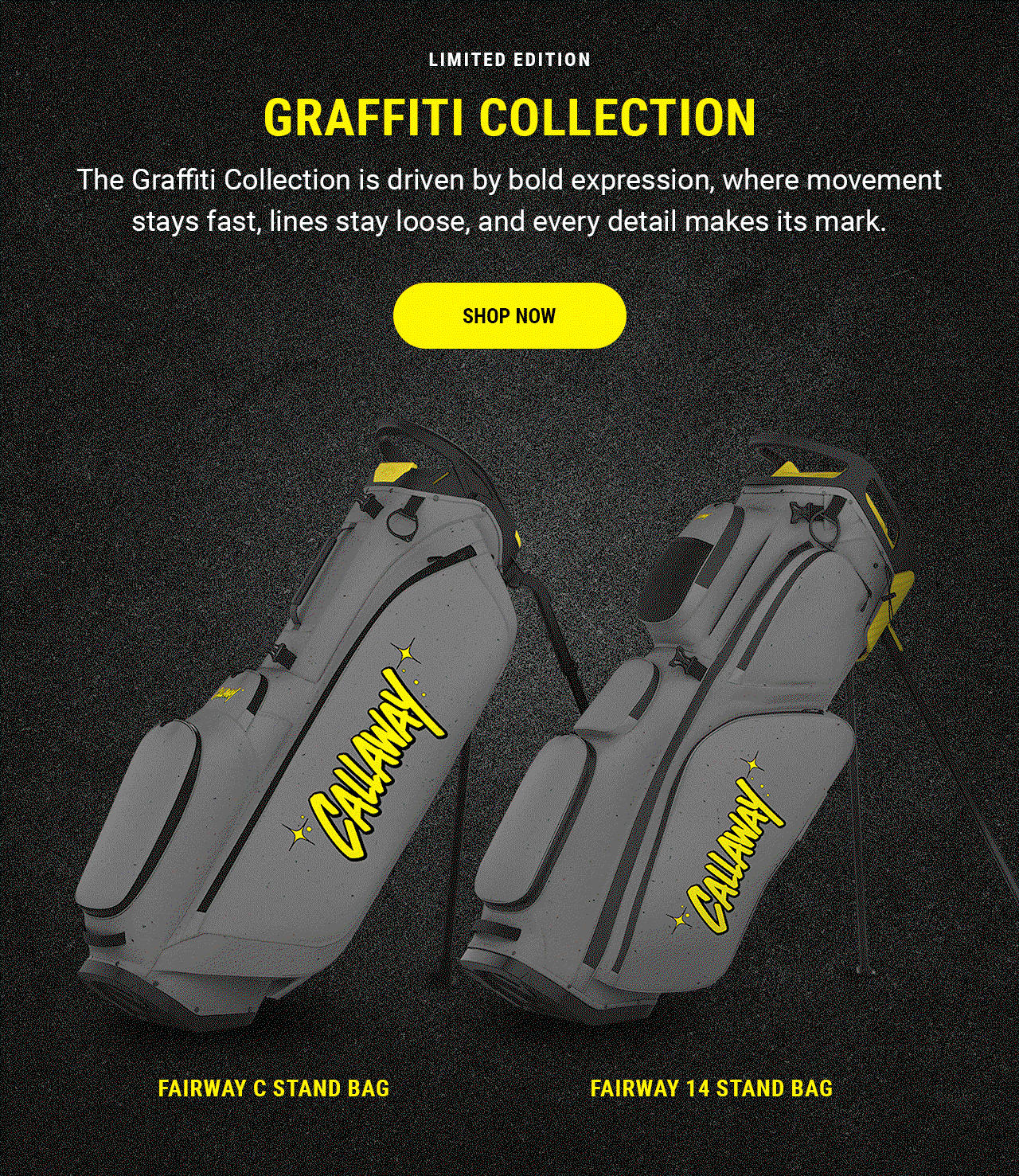 Graffiti Collection | The Graffiti Collection is driven by bold expression, where movement stays fast, lines stay loose, and every detail makes its mark. | SHOP NOW