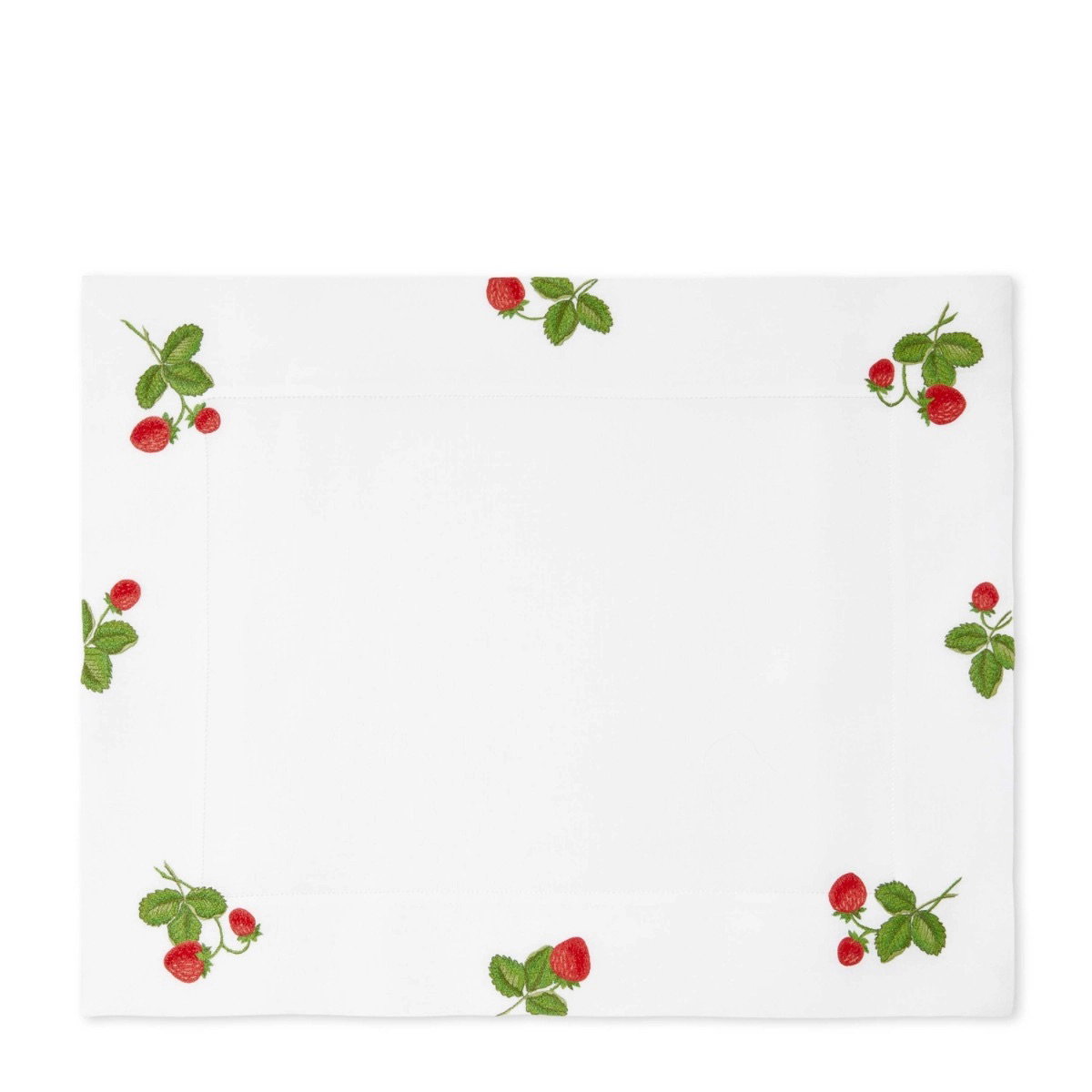 STRAWBERRY EMBROIDERED PLACEMATS
