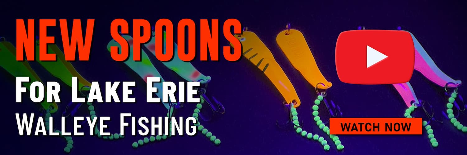 New Spoons For Lake Erie Walleye Fishing Youtube Button Watch Now