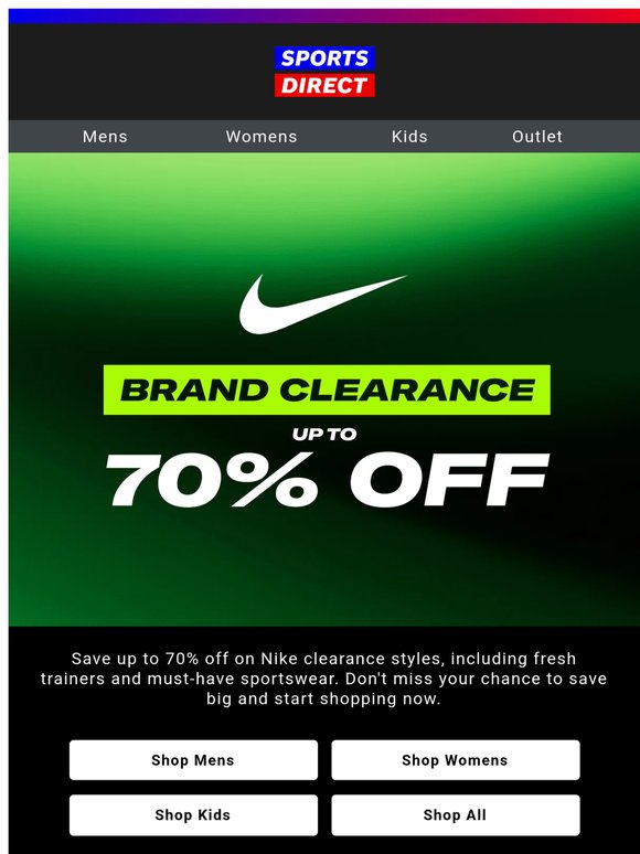 Nike Clearance | Up to 70% off
