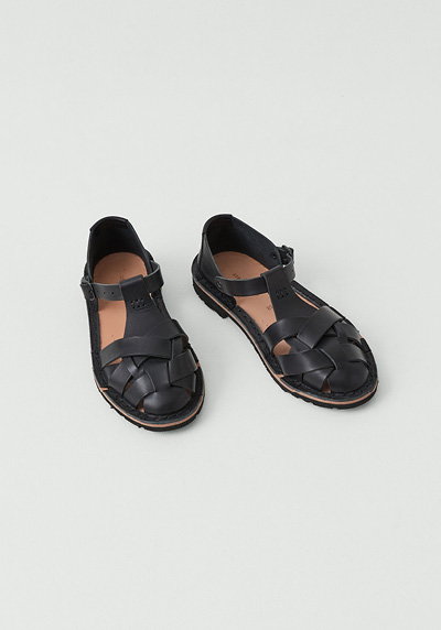 Steve Mono Braided Leather Sandals