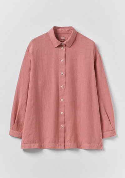 Garment Dyed Linen Easy Shirt
