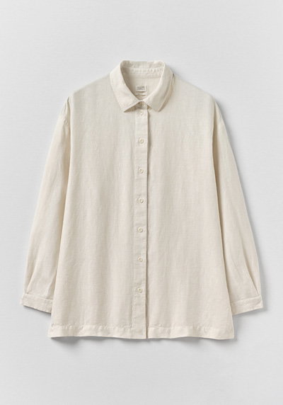 Garment Dyed Linen Easy Shirt