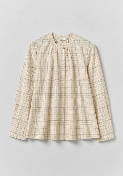 Page Check Cotton Swingy Shirt