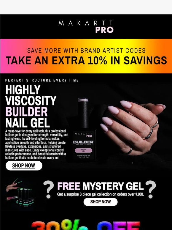 Free Mystery Gel? Yes Please. 👀