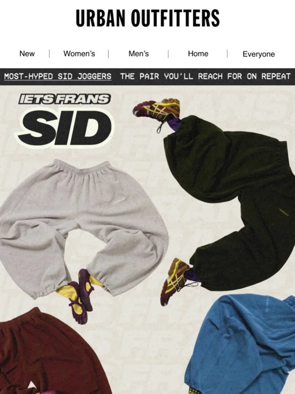Meet the Sid joggers. Your new default setting