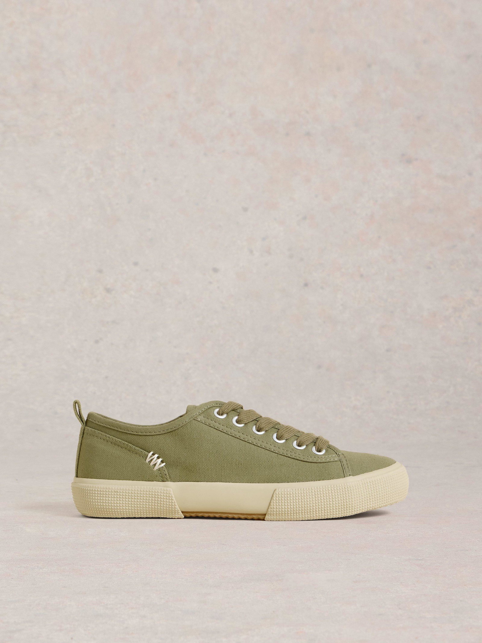 Shop Pippa Canvas Lace Up Trainer