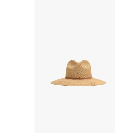 Packable Wide Brim Ecuador Hat Dark Natural