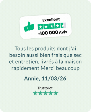 4,4 sur 5 sur Trustpilot sur plus de 100000 avis