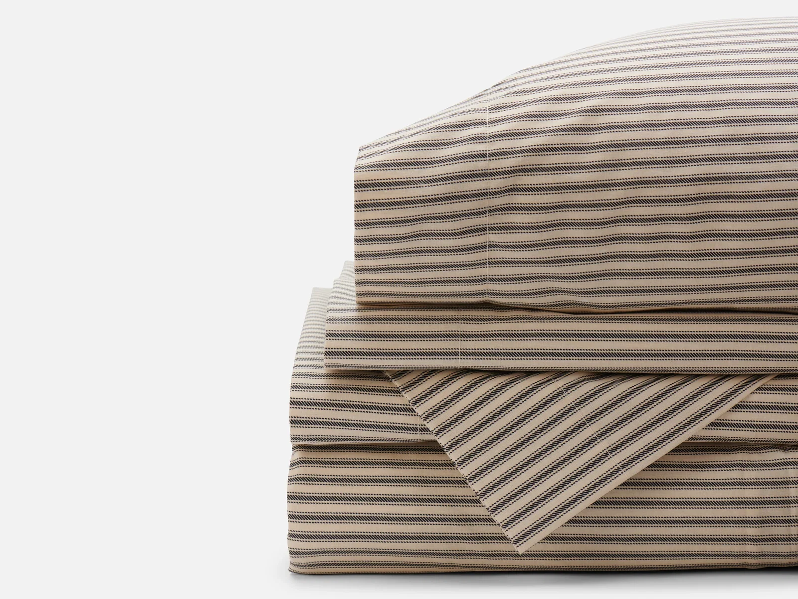 Image of Ticking Stripe Sheet Set