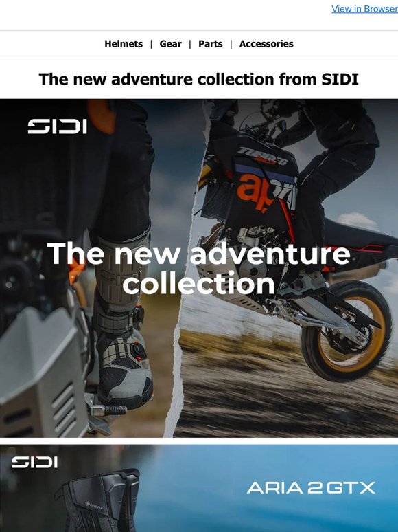 Discover the new Sidi Touring & Adventure collection