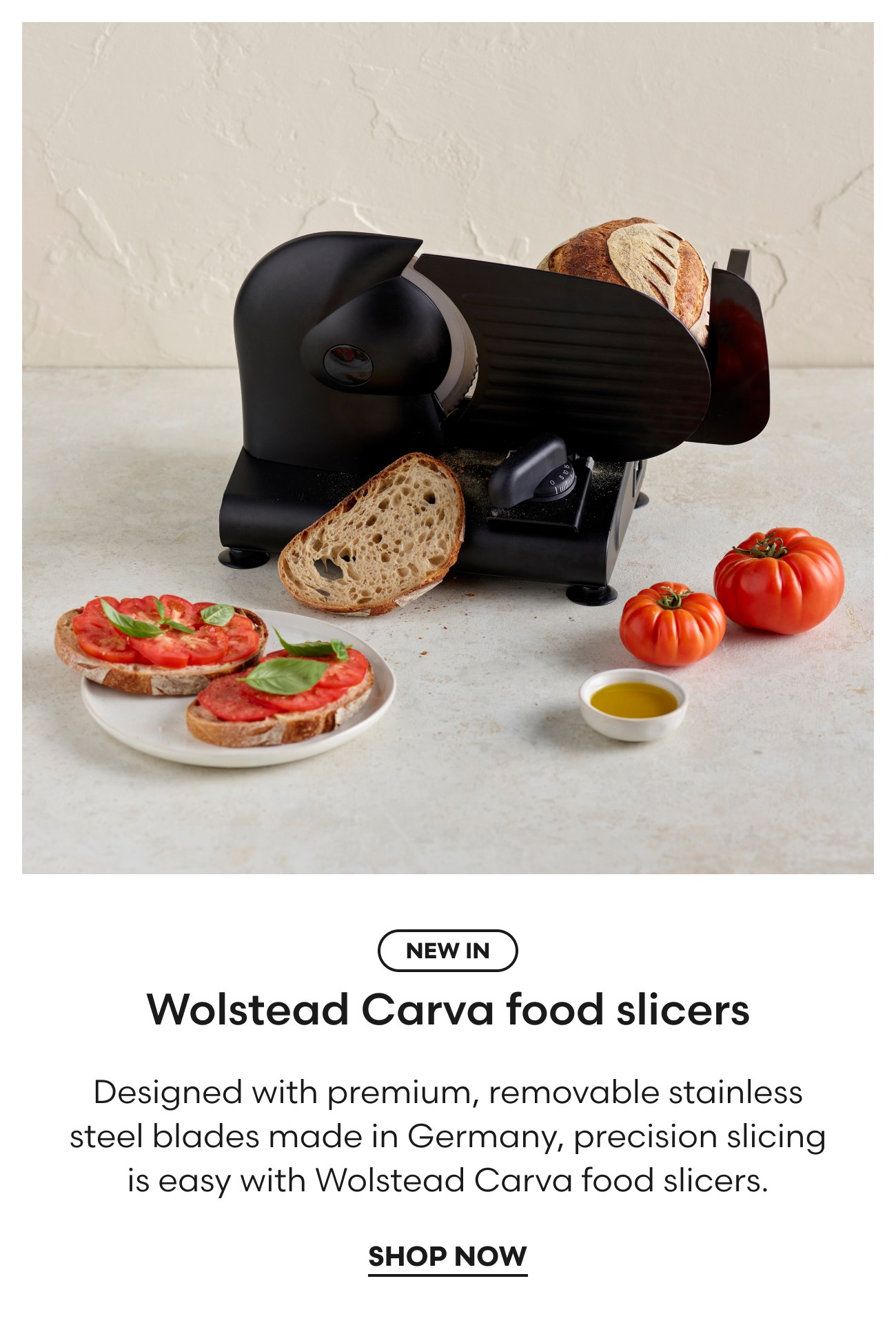 Wolstead Carva food slicers