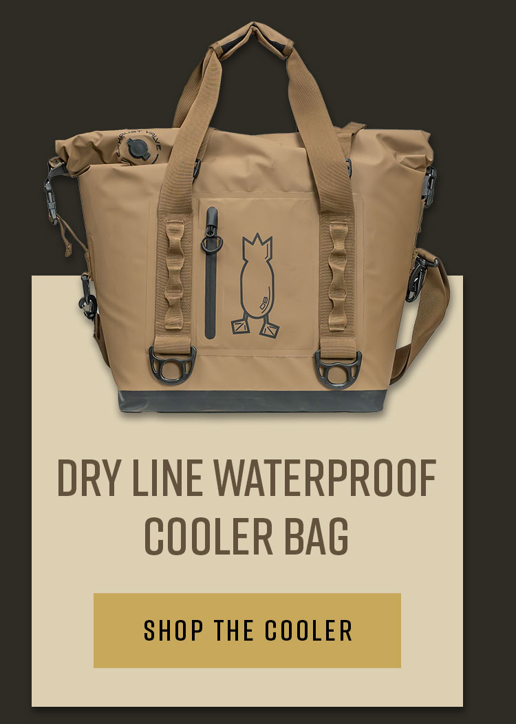 Dry Line Waterproof Cooler Bag. Shop the Cooler.