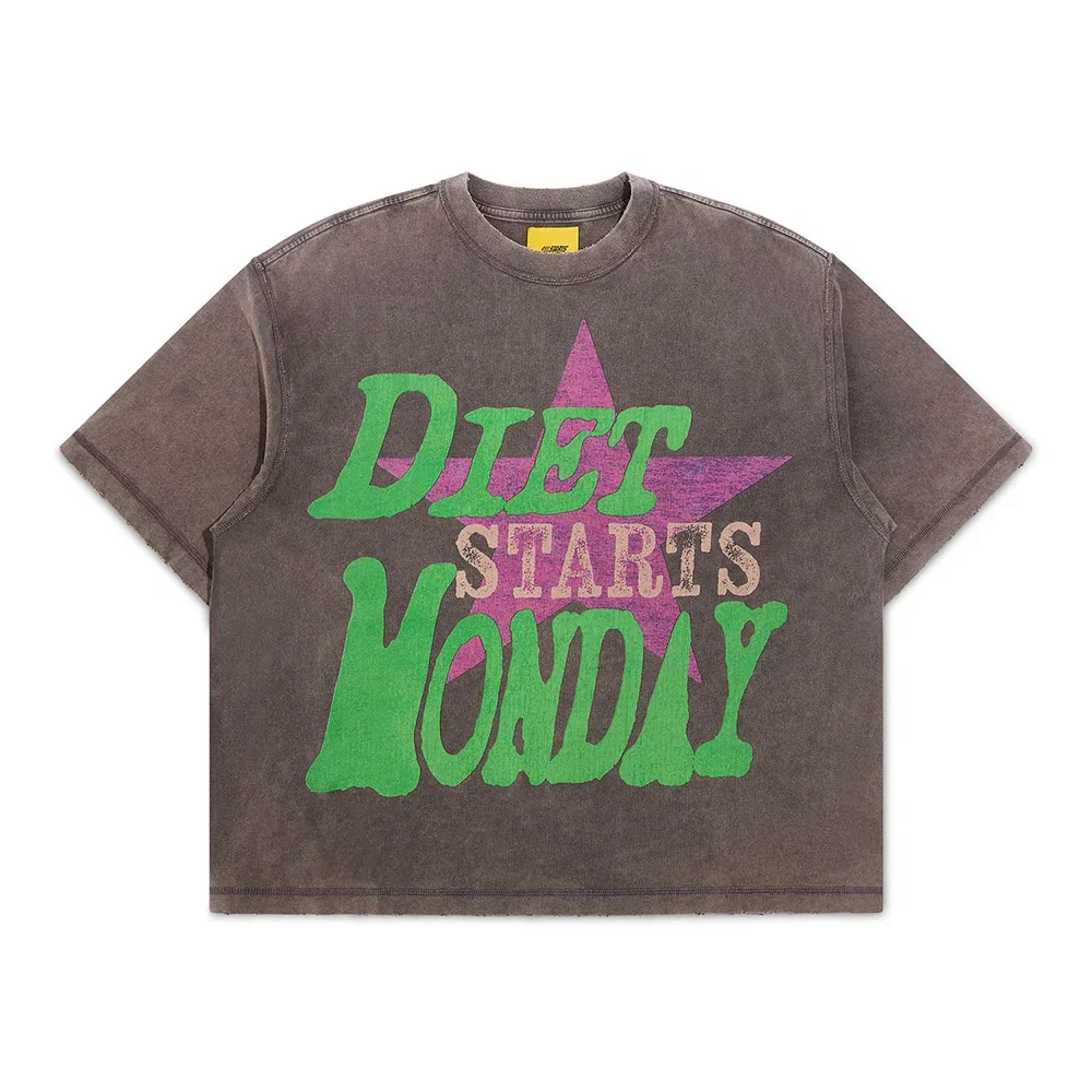 Image of Diet Starts Monday Jumbo Star SS Tee - Vintage Black
