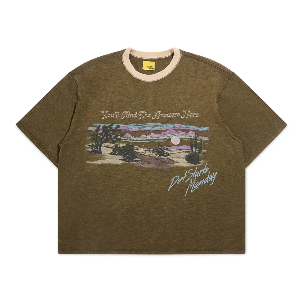 Image of Diet Starts Monday Desertscape SS Tee - Brown