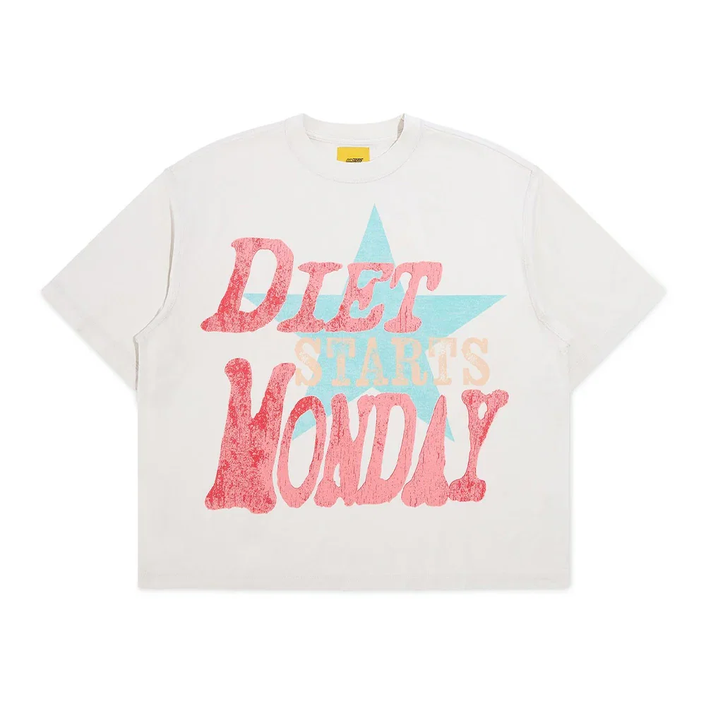 Image of Diet Starts Monday Jumbo Star SS Tee - Antique White