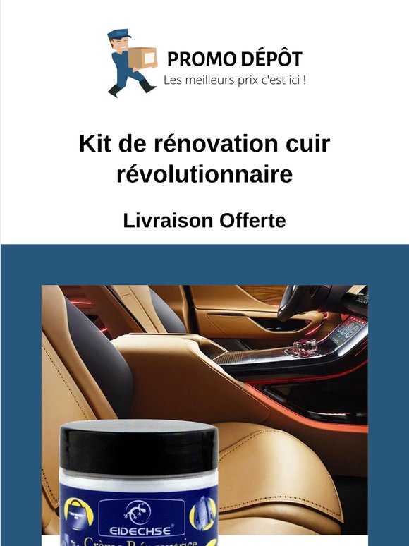 Decouvrez notre Kit de rénovation cuir révolutionnaire