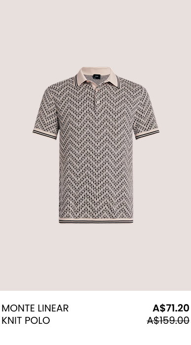 Monte Linear Knit Polo