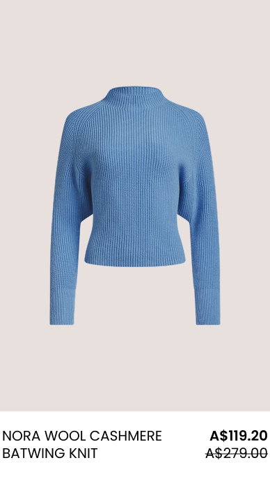 Nora Wool Cashmere Batwing Knit
