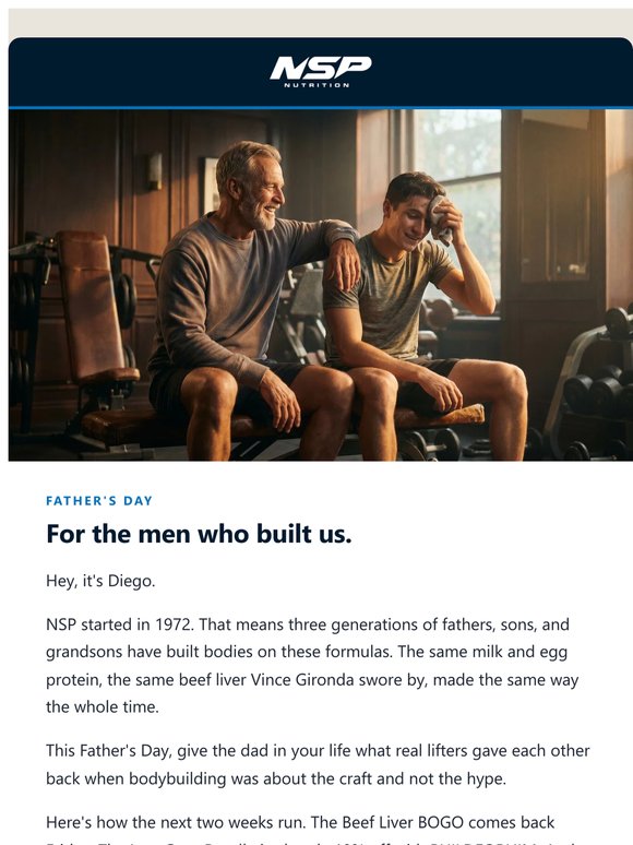 For the men who built us