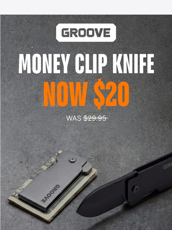 $20 Money Clip Knives. The perfect add-on.