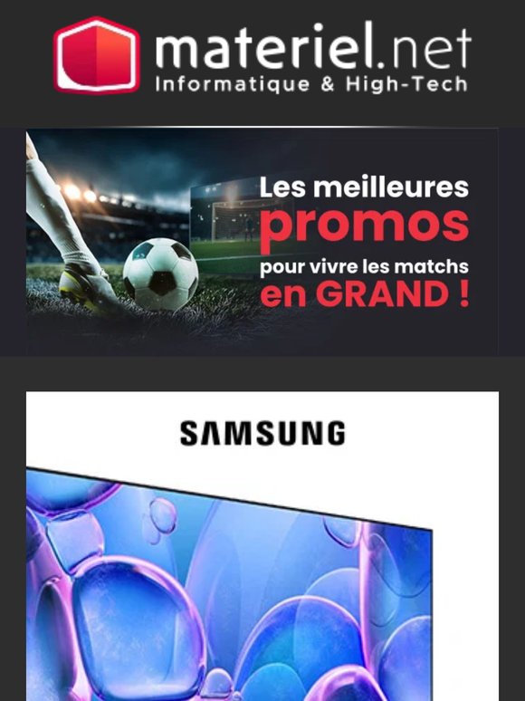Les promos TV pour voir les matchs en grand ?