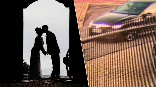 “Meteen van onze roze wolk getuimeld”: 48 uur na huwelijk zijn Nikita (40) en Mathias (43) trouwcadeaus én BMW kwijt bij inbraak 