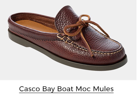 Casco Bay Boat Moc Mules