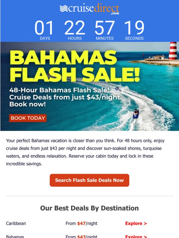 48-Hour Bahamas Flash Sale From $43/Night!