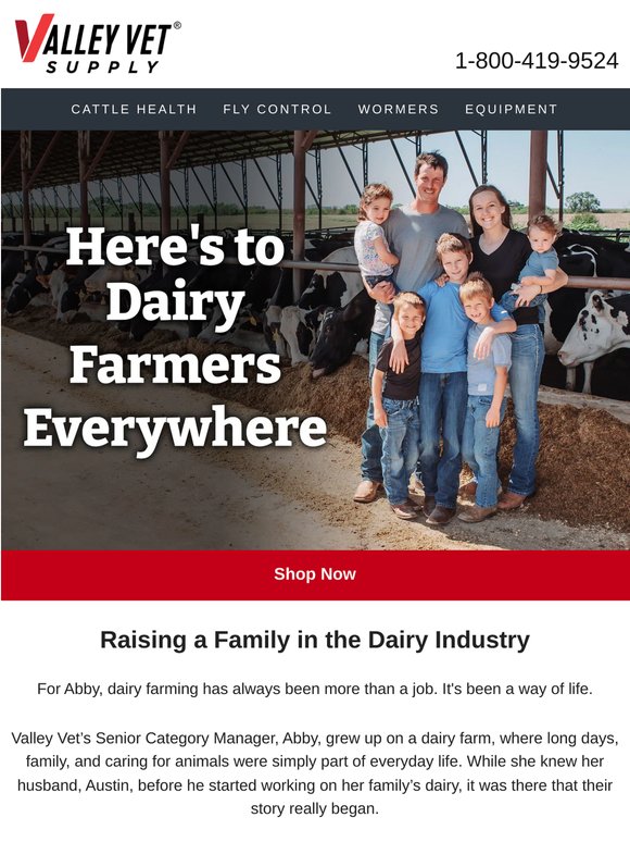 Proud to Support Dairy Producers