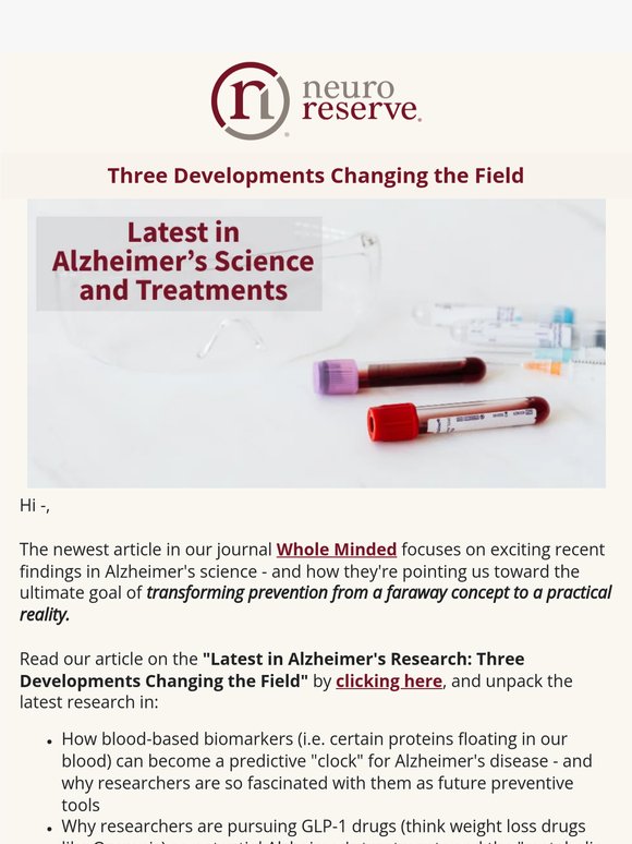 Latest Alzheimer's Science You Should Know: 3 Developments Changing the Field