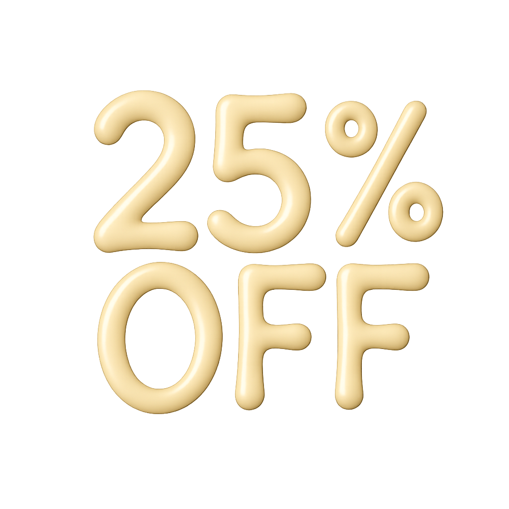 25% off